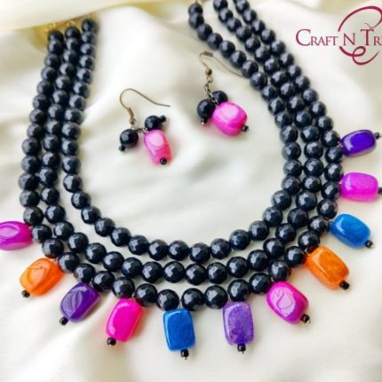 Tri Gem Necklace
